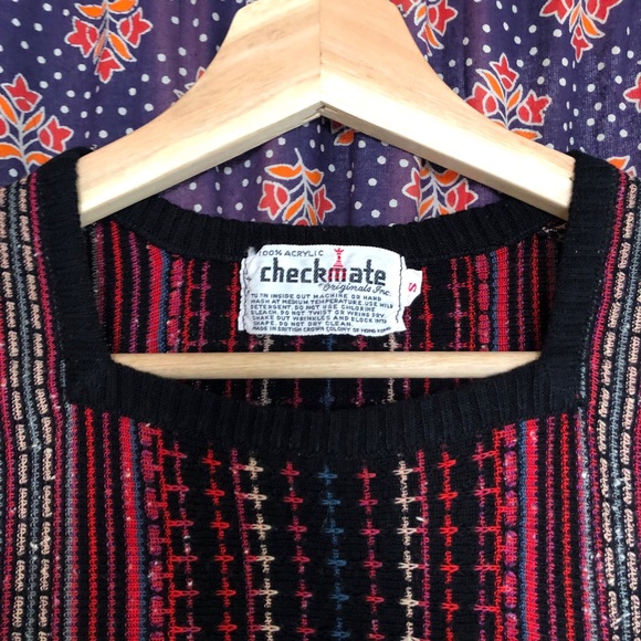 Vintage Knit Apron Top - Picture 2 of 5